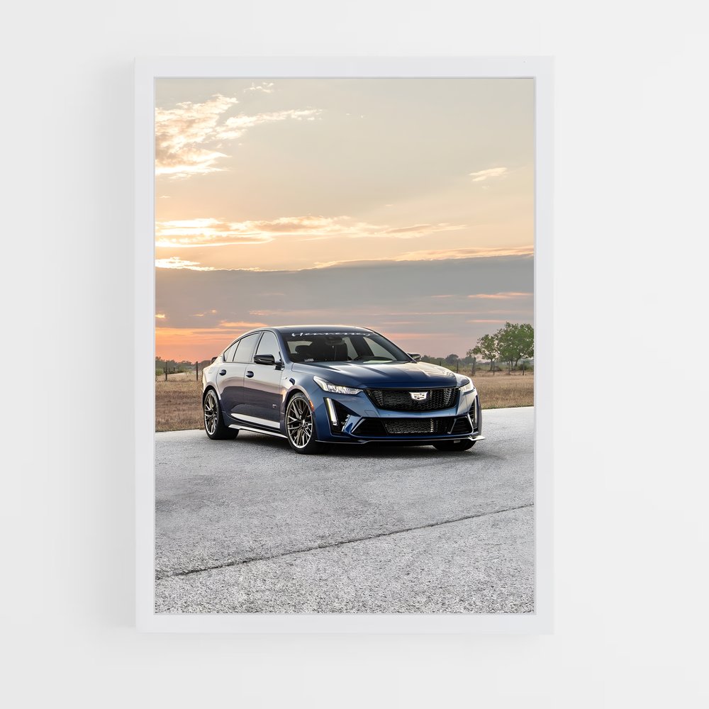 Poster Route Cobalt – affiche Cadillac (vue 3)